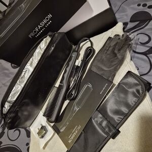 Black Thermal Hair Comb